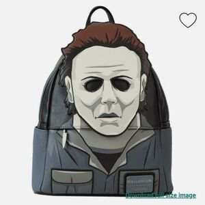 BNWT Michael Myers Halloween loungefyy glow-in-the-dark, mini backpack